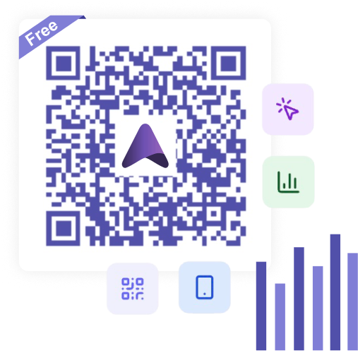 QR code gratuit avec statistiques et multi-liens