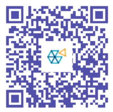 Custom x-qrcode QR code with a Free badge