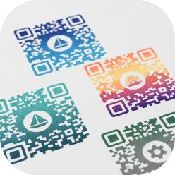 Colorful customized QR codes
